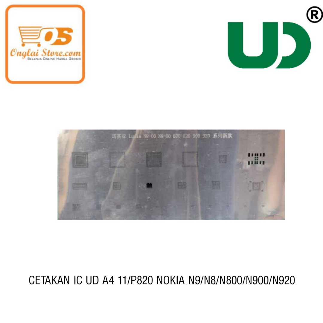 CETAKAN IC UD A411/P820 NOKIA N9/N8/N800/N900/N920
